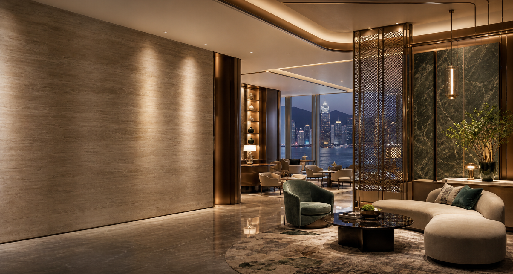 Luxury interior design space